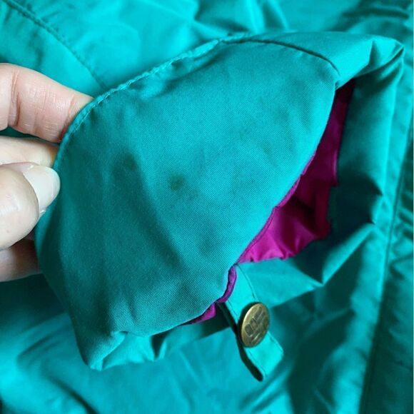 Columbia Vintage Whirlibird Coat Womens Size XL Teal‎ - Picture 15 of 15